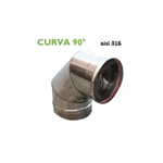 CURVA 90° INOX 316 L D 100