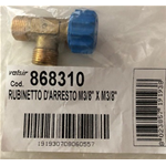RUBINETTO D'ARRESTIO M3/8" X M3/8"