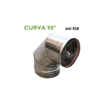 CURVA 90° INOX 316 L D 250