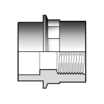 ADATT. DI PASS. PVC-U 20 X 16 X 1/2" FEM