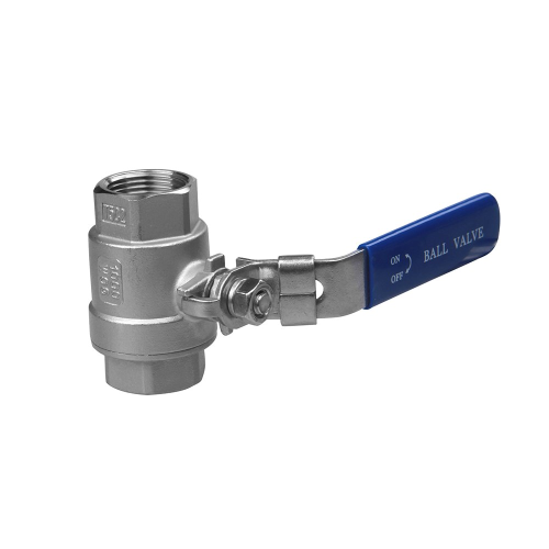 Valvola A Sfera A T In Acciaio Inox 304 DN15 1/2'' - 3 Vie Femmina/Femmina Per Acqua, Olio E Gas