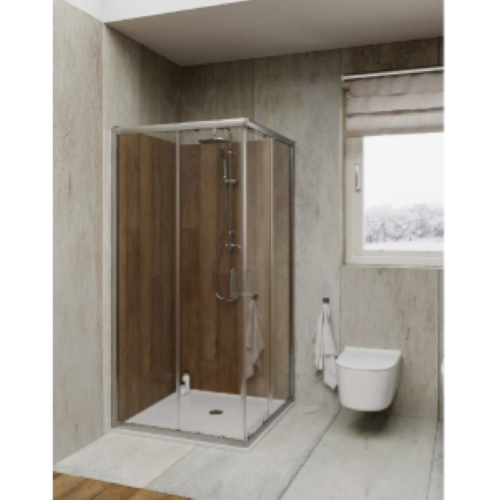 MOOD - PARETE FISSA CM. 80 - CRISTALLO TRASPARENTE