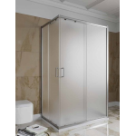 BOX DOCCIA ANGOLARE IN CRISTALLO STAMPATO Q 6 MM 80X100 MOOD