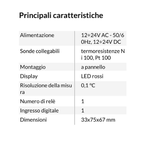 TERMOREGOLATORE HT NIPT-1P3D