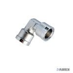 GOMITO F/F IN OTTONE CROMATO Ø 1/8