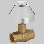 RUBINETTO INCASSO A SFERA CON CAPPUCCIO F/F Ø 1/2"