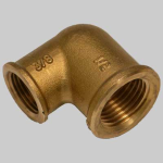 GOMITO RIDOTTO OTTONE Ø 3/4 X 1/2 F/F