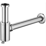 SIFONE TONDO LUSSO CROMATO Ø 1"1/4