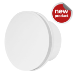 ASPIRATORE TONDO STANDARD Ø 100 MM - CON COVER SILVER