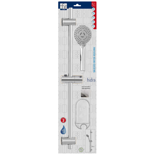 SALISCENDI REGOLABILE CON DOCCETTA TONDA E MENSOLA 