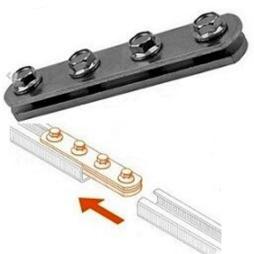 KIT PIASTRINA DI CONGIUNZIONE PER PROFILATO 38/40 (205/P)