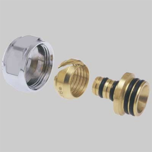 ADATTATORE MULTISTRATO CALOTTA CROMATA - Ø 16x2 - 24 x 1.5 81095GH07