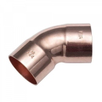 CURVA ACR 45° IN RAME F/F PER TUBO DA 1"-1/8 (28,57)