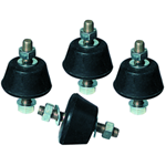 KIT DA 4 ANTIVIBRANTI PER CONDIZIONATORI 25X40 MM.  